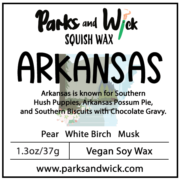 Arkansas State Squish Squeezable Wax Melt