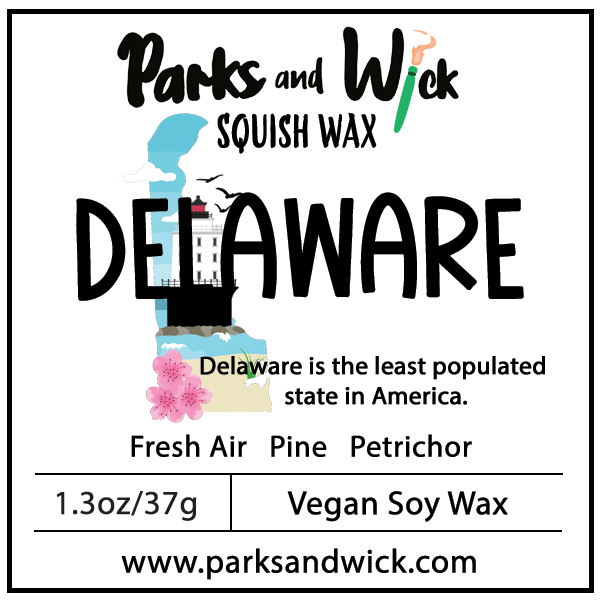 Delaware State Squish Squeezable Wax Melt