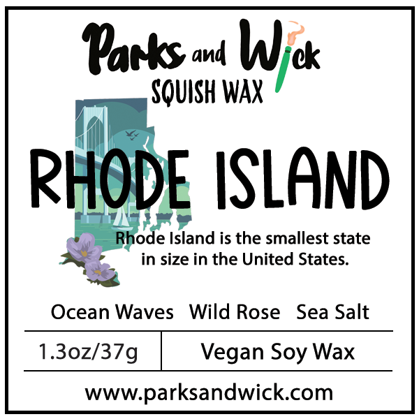 Rhode Island State Squish Squeezable Wax Melt