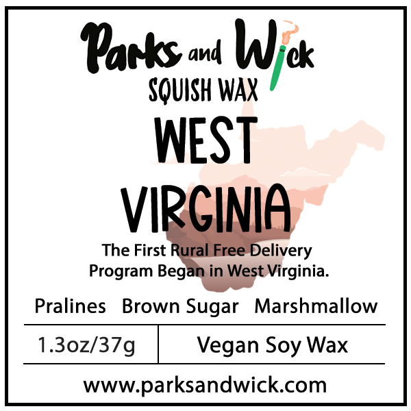 West Virginia State Squish Squeezable Wax Melt