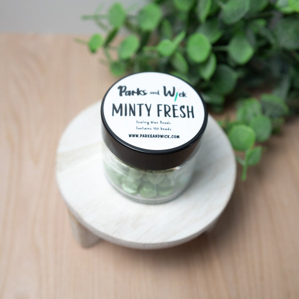 Minty Fresh Wax Seal Beads