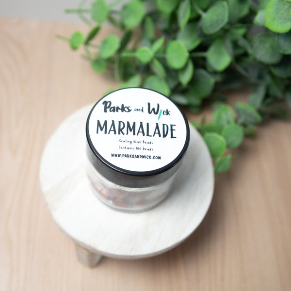 Marmalade Wax Seal Beads | Marmalade Seal Beads | Parks and Wick