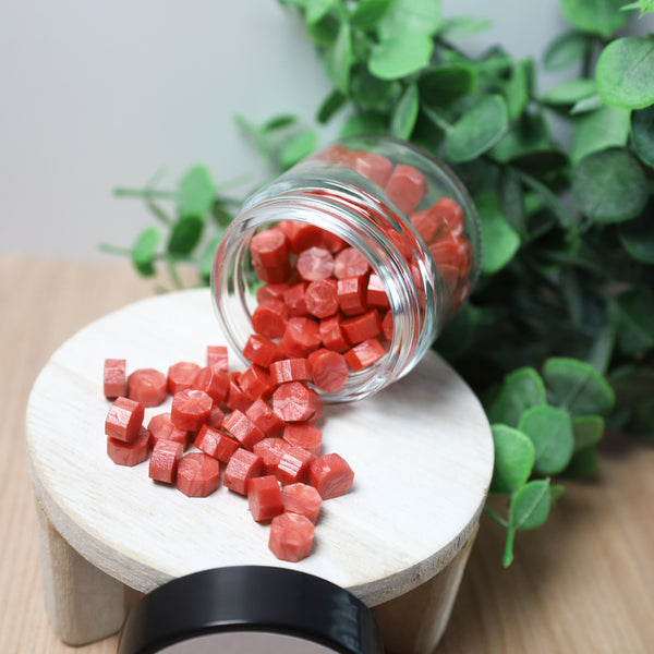 Coral Wax Beads | Miami Coral Wax Seal Beads | Parks and Wick