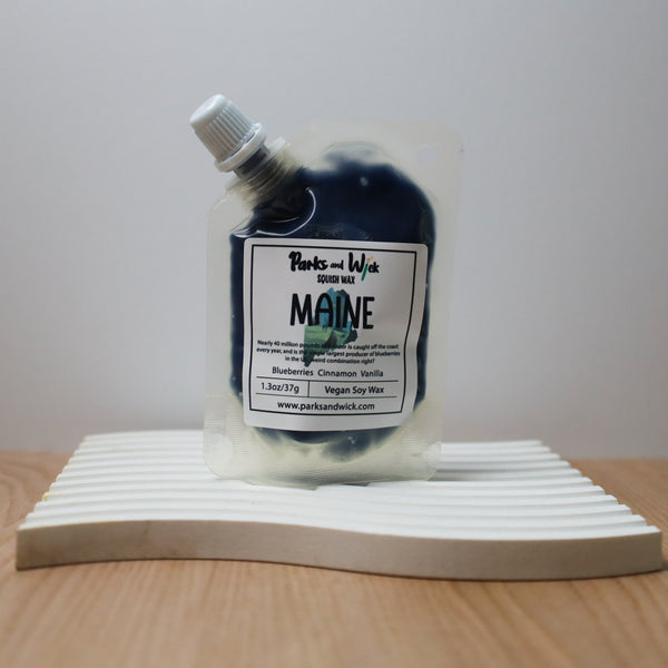 Maine State Squish Wax | Maine State Wax | Parks and Wick