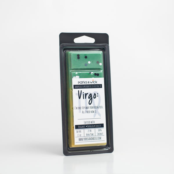 Virgo Zodiac Snap bar Wax | Virgo Zodiac Wax Melts | Parks and Wick